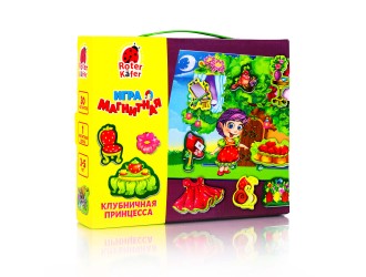 Игра настольная "Магнитная игра. Клубничная принцесса" (рус)