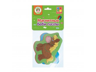VT3208-05 Baby Puzzle magnetic "Calutul si Purcelusul"