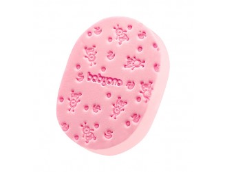 Розовая губка для ванны Babyono