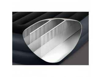 Saltea gonflabila “Velur Pillow” 152x203x42 cm cu tetiera si pompa incorporata 220V, pana la 272kg