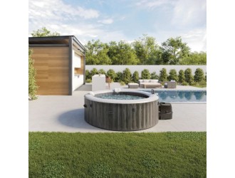 Надувной джакузи Greywood Deluxe с гидромассажем, 216х71 см, 1098 л, 6 человек, Intex (28442)