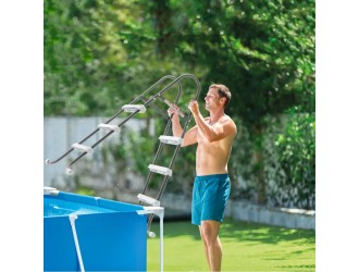 28065 Лестница для бассейнов до 107см, 3 ступеньки, без площадки