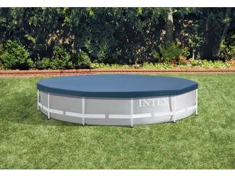 Husa pentru piscine cu cadru metalic rotund, D 366 cm, INTEX