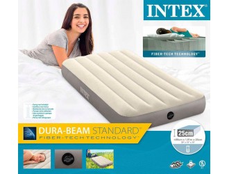 Saltea gonflabila “Velur Single-High” 99x191x25 cm, pana la 136 kg, INTEX