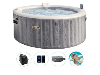 28440 Надувной СПА джакузи Greywood 19671см, 795Л, 4-х местный