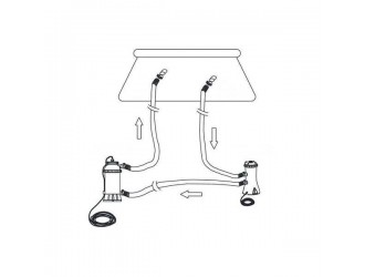 Incalzitor electric 220V a apei in piscine cu diametrul pina la 457 cm, consum 3 kW, INTEX