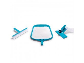 Set curatare piscina (plasa, perie, pompa)