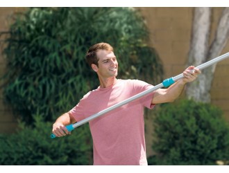 Miner telescopic pu perie/plasa curatire piscina 279 cm 29.8 mm