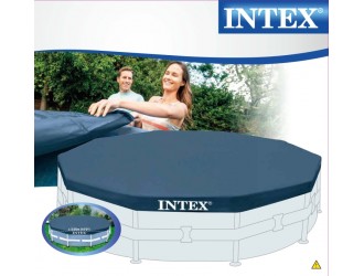 Husa pentru piscine cu cadru metalic rotund, D 305 cm, INTEX