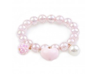 Браслет Pink Heart Bobble Great Pretenders