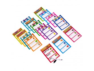 Joc Scrie si sterge cu marker "Primele cuvinte in engleza" (l.rusa) Vladi Toys