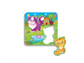 Puzzle magnetic "Pisoii" l.rusa Vladi Toys