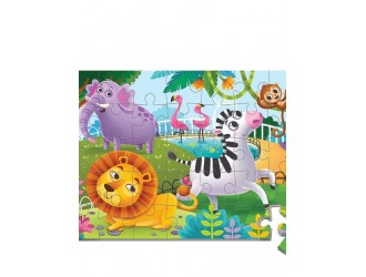Puzzle moale А4 "Zoo" 35 piese Vladi Toys