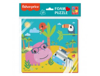 Puzzle moale 22x23 "Fisher Price. Hipopotamul si Zebra" Vladi Toys