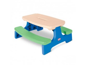 Masuta picnic pentru copii cu umbrela Easy Store Little Tikes