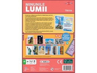 Joc de societate educativ „Minunile Lumii” – Quiz si geografie, 2-6 jucatori