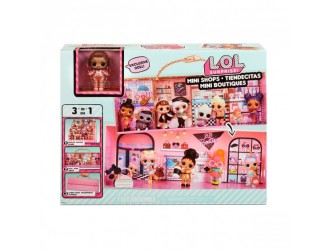 Set de joaca cu papusa L.O.L. SURPRISE! MINI SHOPS 3 in 1