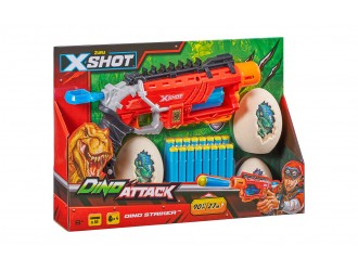 Игрушечный пистолет DINO STRIKER X-SHOT (16 патронов) 660092
