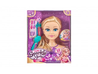 Набор головок для кукол SPARKLE GIRLZ с аксессуарами 660094