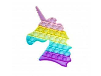 ИГРУШКА POP IT, ЕДИНОРОГ, МНОГОЦВЕТНАЯ, МОДЕЛЬ 3