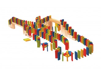 Деревянный набор DOMINO RALLY WOOD 200 штук 90653
