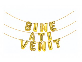 Baloane din folie "Bine Ati Venit"