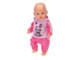 Спортивный костюм для куклы Baby Born 43 см (розовый)