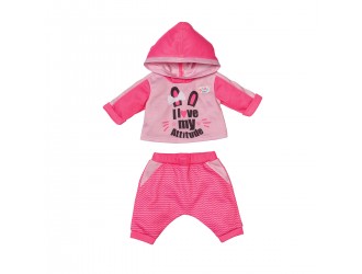 830109-1 Спортивный костюм для куклы Baby Born  43 см (розовый)