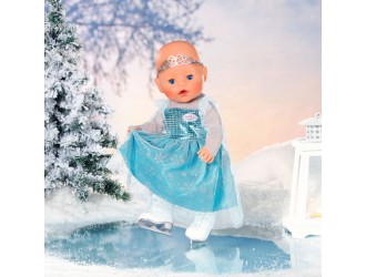 Наряд и коньки для куклы Baby Born 43 см.