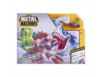 6760 Set de joaca traseu cu masina Metal Machines Shark ZURU