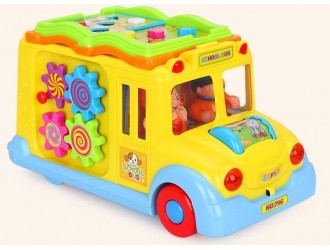 796 Autobuz Hola Toys cu muzica si lumina