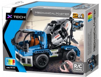 XTech Bricks: 2in1, Mixer Truck, R/C 4CH, 394 pcs