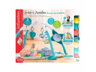 Коврик развивающий INFANTINO 3 в 1 с игровыми элементами