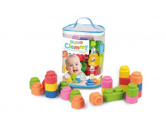 Набор мягких блоков CLEMMY в сумке 48 шт 17134