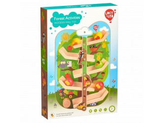 Деревянная игра на стене - В лесу Люси и Лео