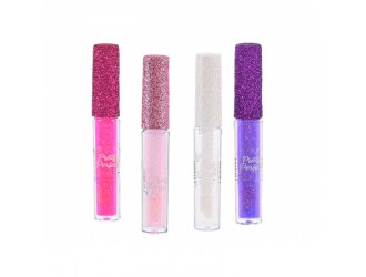 Набор из 4 блесков для губ разных цветов с глиттером Pretty Perfect