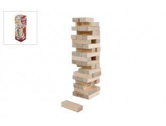 700033 Игра Нестабильная деревянная башня 48 предметов 4.8x16cm