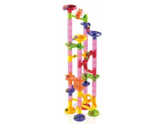 Joc pista Marble racing track deluxe 80 elemente
