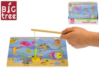 Деревянная игра Магнитная рыбалка 30х22см Big Tree