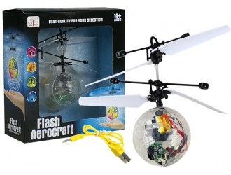 Jucarie zburatoare Flash Aerocraft cu senzor si lumini