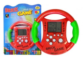 4003 Электронная игра Tetris Steering Wheel, красный