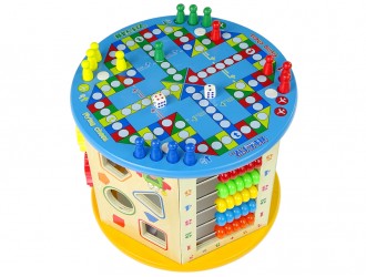 Деревянная игрушка, многофункциональный, развивающий кубик