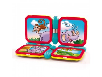 Конструктор Supermag, Kliky Puzzle, Orange Animals Safari, магнитный