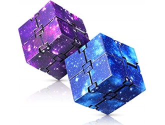 621150.110 Jucarie Antistres Infinity Cube Galaxy 4x4x4cm 4 tipuri