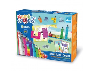 Образовательный набор с кубиками Числовые блоки 1-10 MathLink Cubes Learning Resources