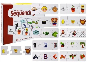 Puzzle educativ 10 tipuri Diverse Secvente