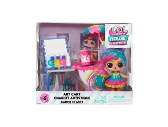 583806 Игровой набор с куклой L.O.L. Surprise! – Арт-тележка Художницы