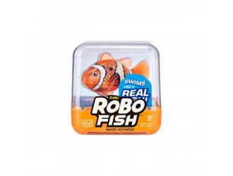 7125SQ1-4 Интерактивная игрушка ROBO ALIVE - РОБОРЫБКА оранжевая