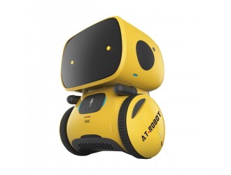 AT001-03 Robot interactiv cu control vocal in limba rusa AT-Robot culoarea galben
