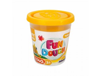 Паста для лепки, желтый цвет 140гр Crafy Dough